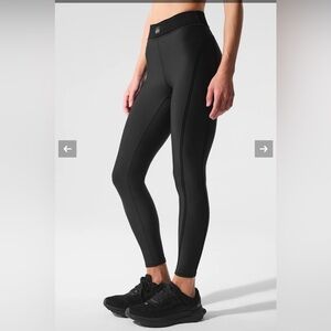 xxxAlo Yoga Airlift High Waist 7/8 Line Up Leggings Size L Large Black